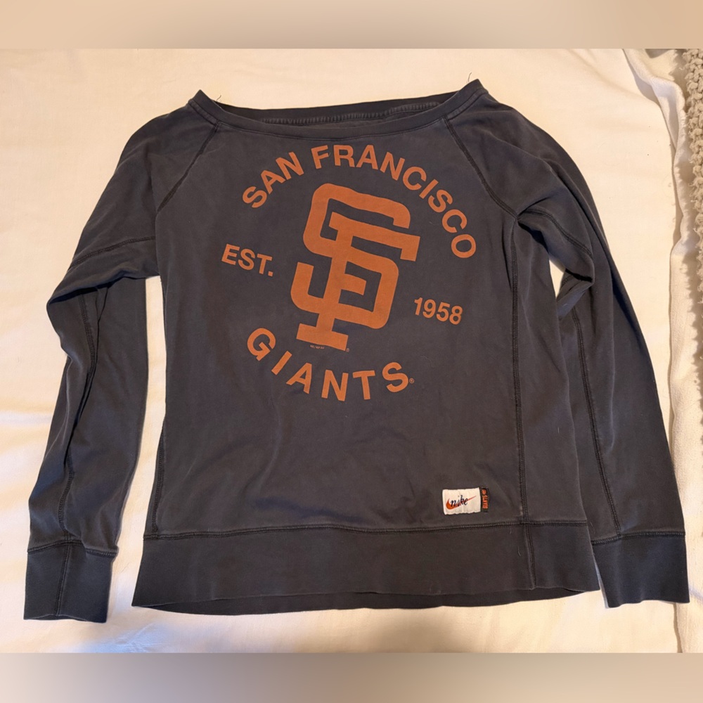 Vintage Nike San francisco giants Dark Gray long sleeve